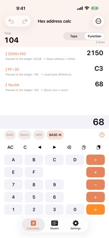 Dencho: Tape Calculator Screenshot 7 of 7