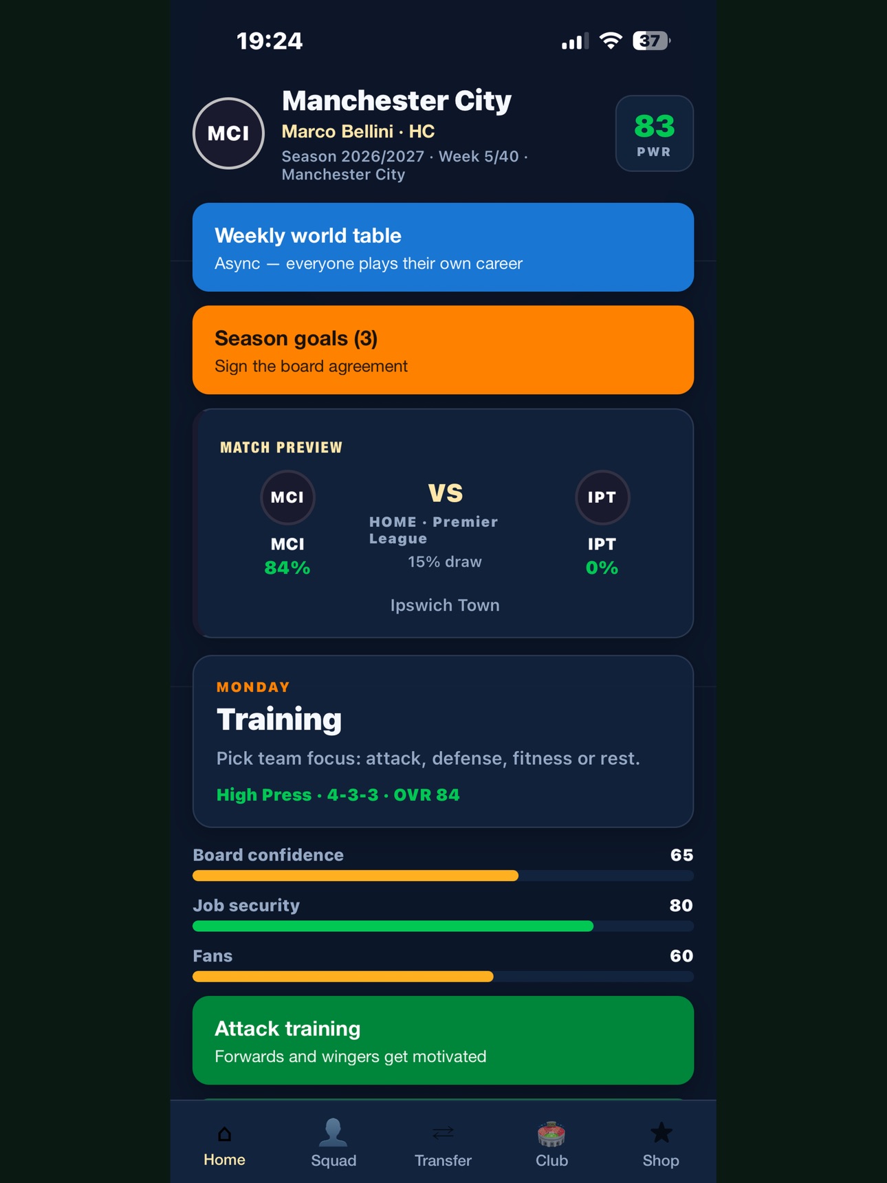 Screenshot 11 of Head Coach Soccer1