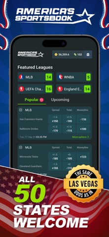 America's Sportsbook screenshot