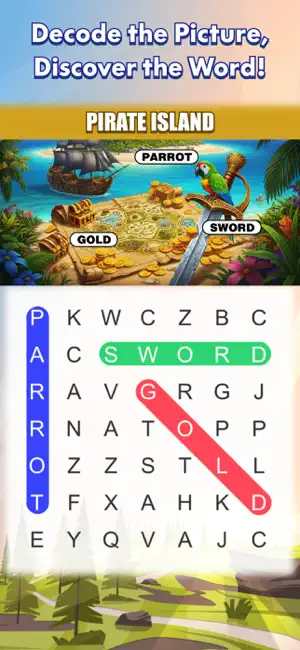 Word Seek:Visual Puzzle Hunt screenshot 1