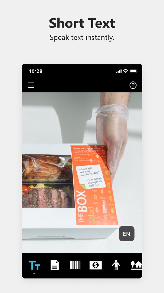 #1. Seeing AI (iOS) Podle: Microsoft Corporation