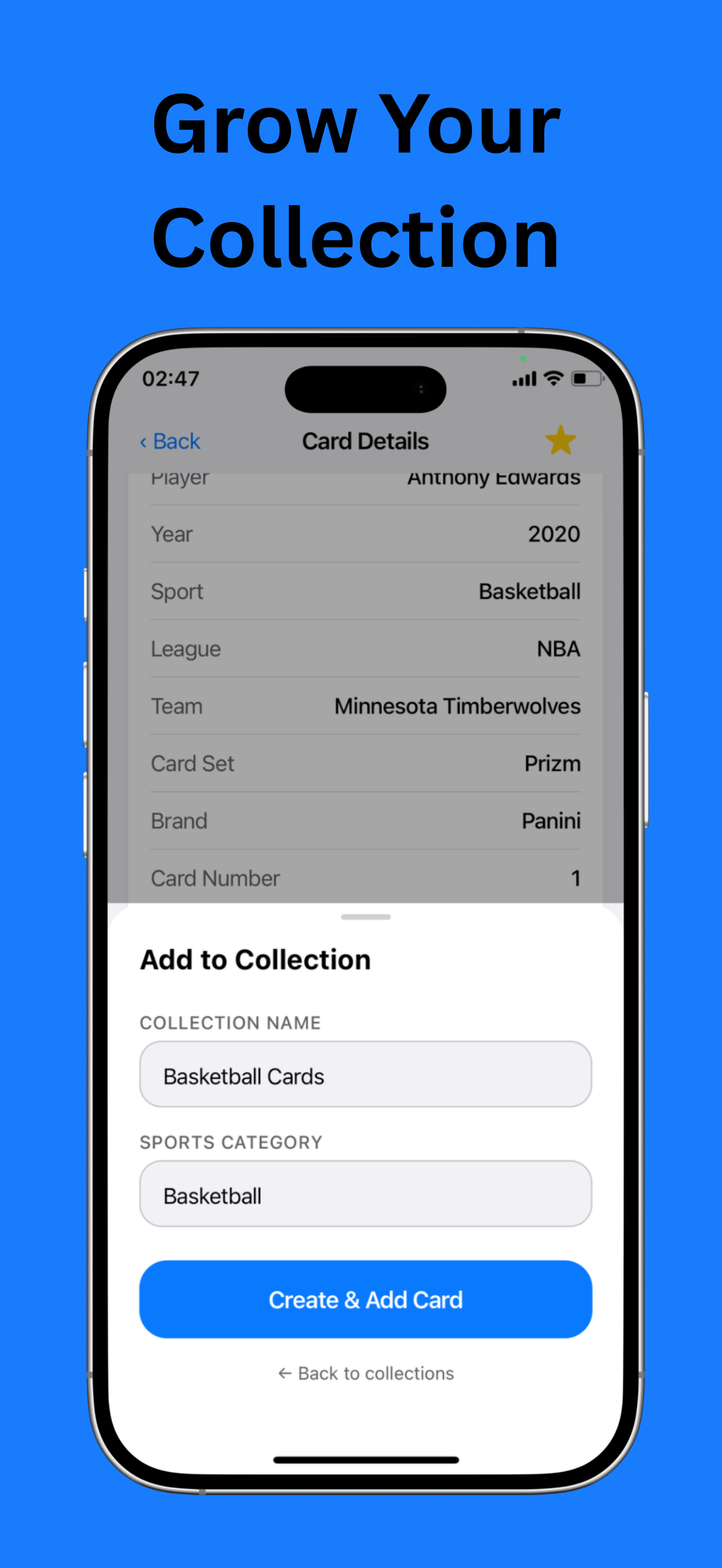 Sporty: Sports Card Scanner