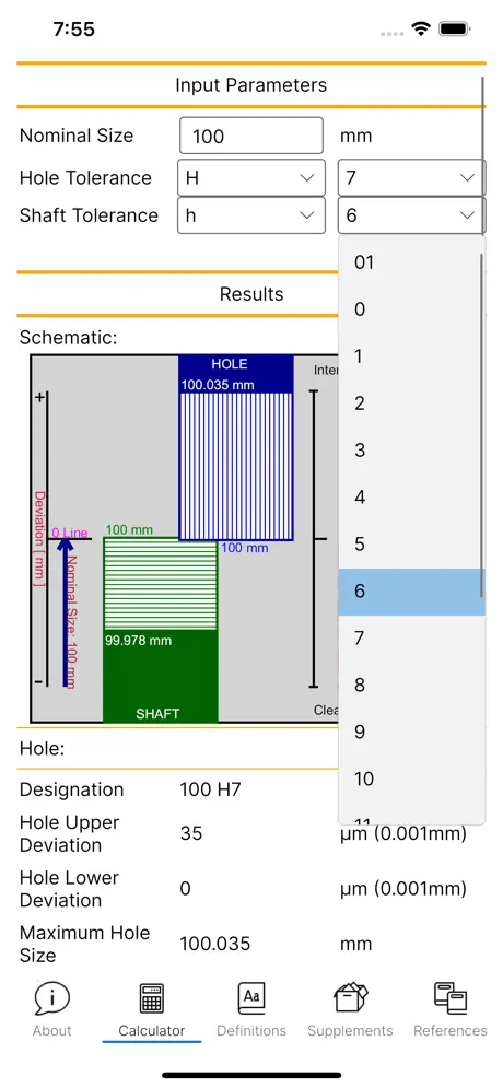 Fit Tolerance ISO Pro screenshot 4