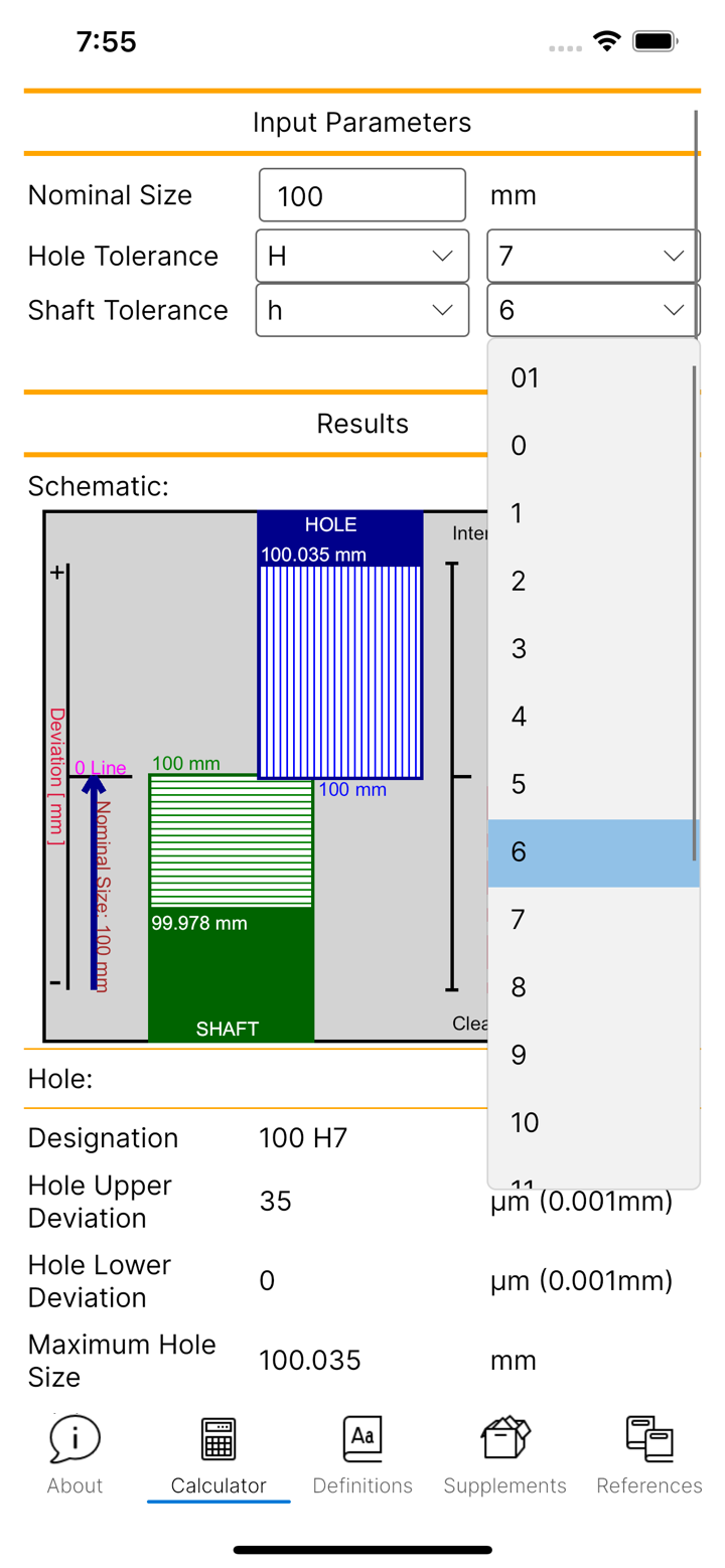 Fit Tolerance ISO Pro screenshot 4