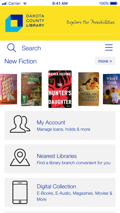 Dakota County Library Screenshot