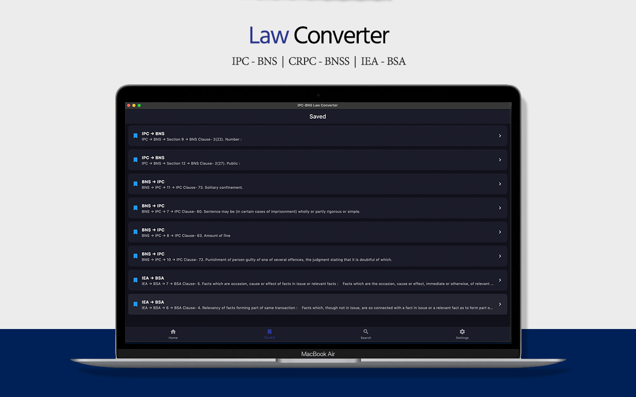 IPC-BNS Law Converter