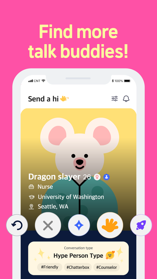 #4. Connecting - Call and say hi (iOS) Podle: YP Labs Co., Ltd