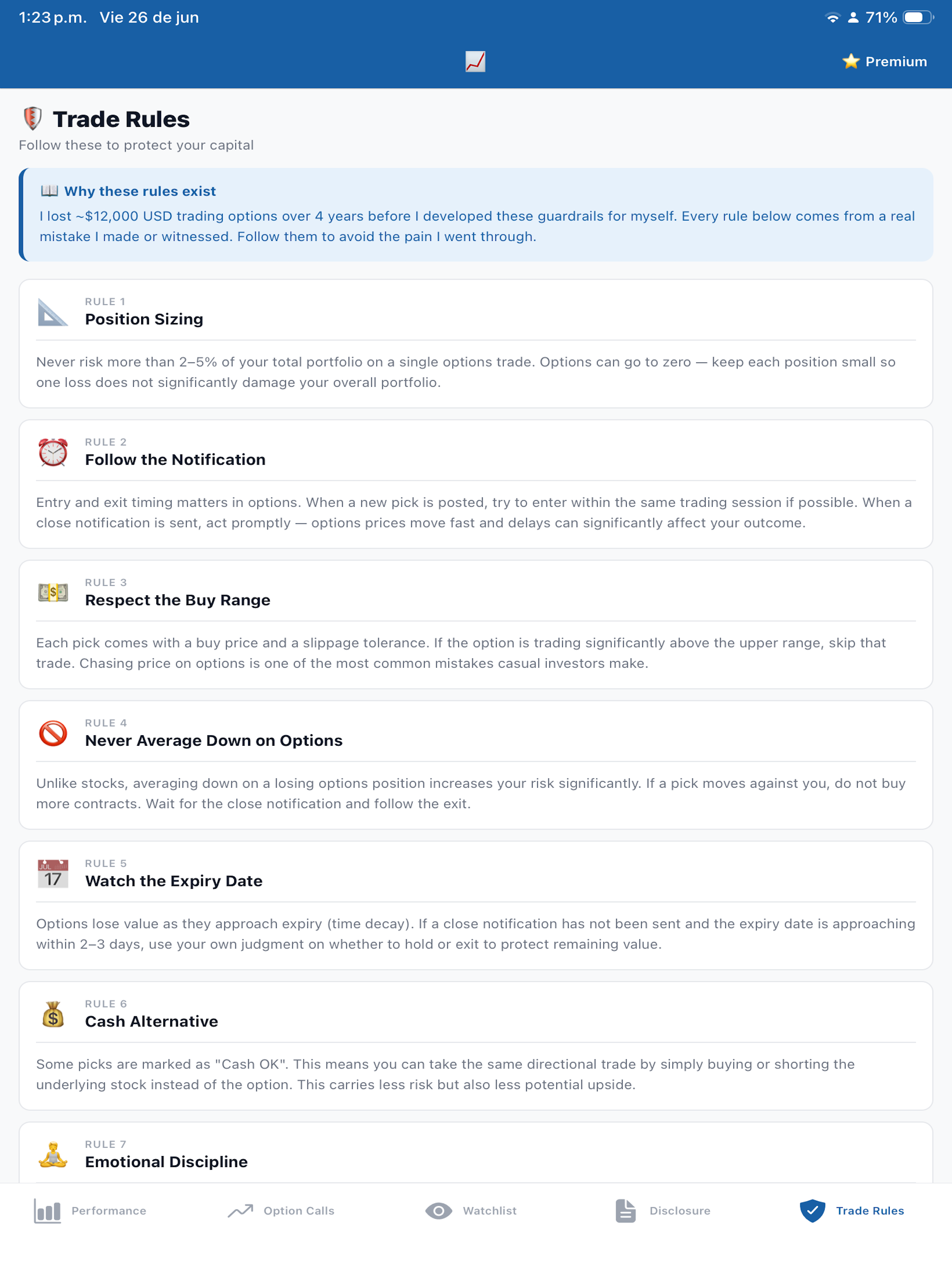 OptionMentor screenshot 12
