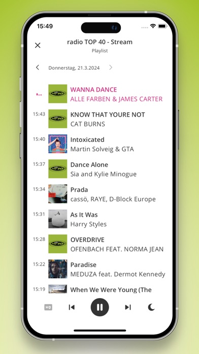 radio TOP 40 Screenshot