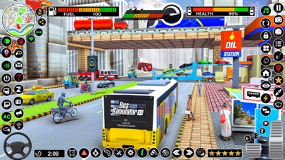 3D Bus Driving Simulator Game Screenshot