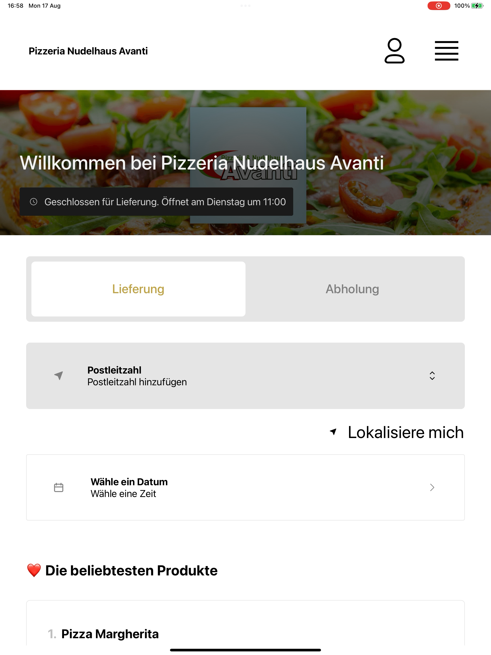 Pizzeria Nudelhaus Avanti screenshot 10