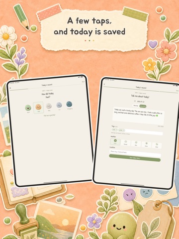 DayPebble: Mood Journal iPad screenshot