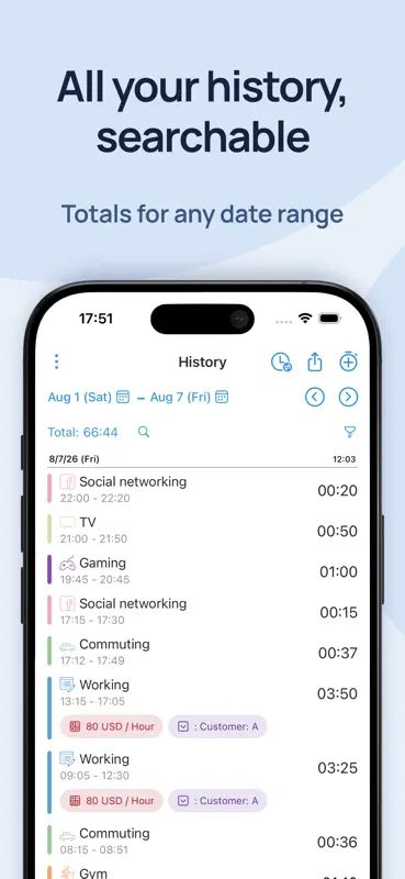 ATracker PRO Time Tracker screenshot 5 of 10