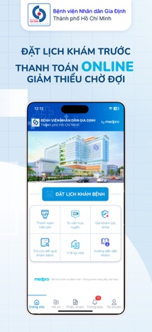 NDGĐ Đặt lịch khám chữa bệnh iPhone screenshot 1