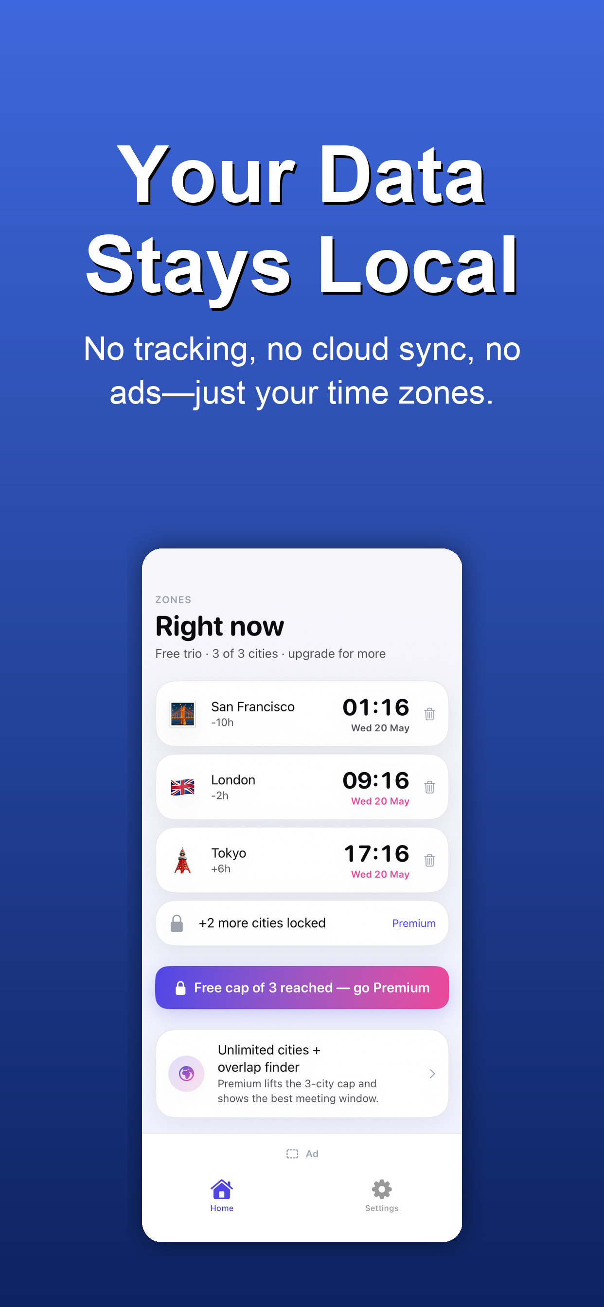 World Time Zones App