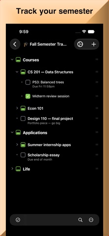 Outliner by codediary Screenshot 1 of 8