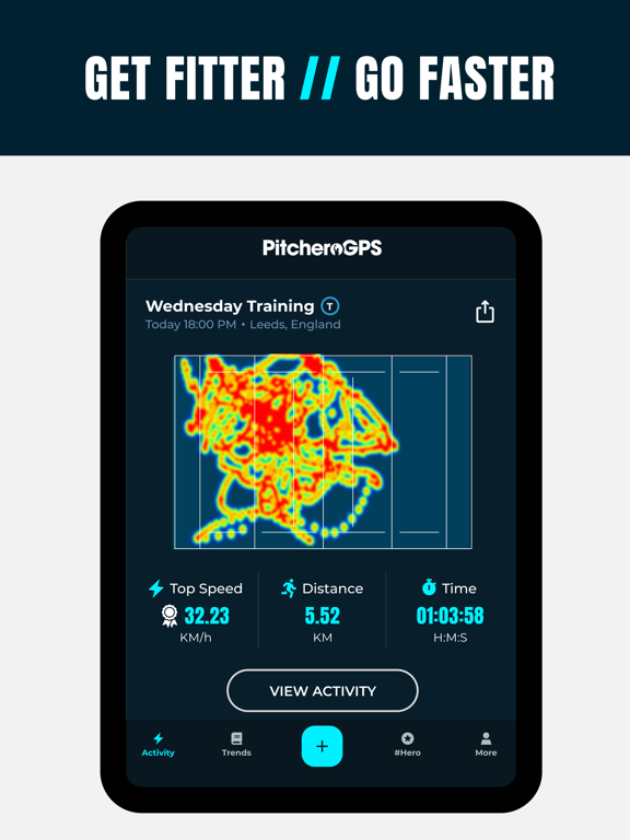 PitcheroGPS iPad screenshot 3 - Sports app