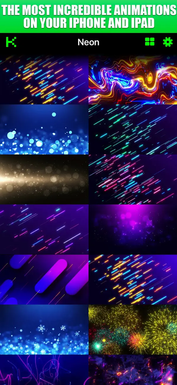 Screenshot #1 pour Background Lights & Neon