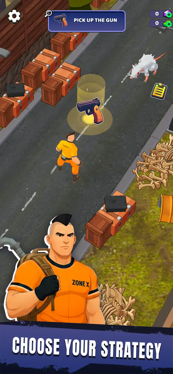 Zone X: Wasteland Survival Hack screenshot 3 - game app interface