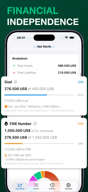 Sejf: Net Worth Tracker screenshot 4