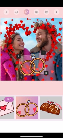 Romantic love photo frames. Screenshot 1 of 7