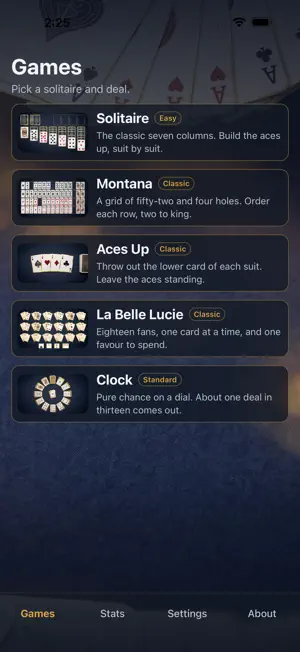 Cards: Solitaire and Patiences screenshot 1