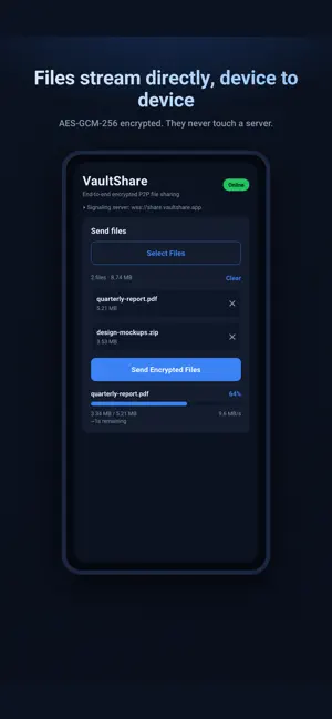 VaultShare screenshot 1