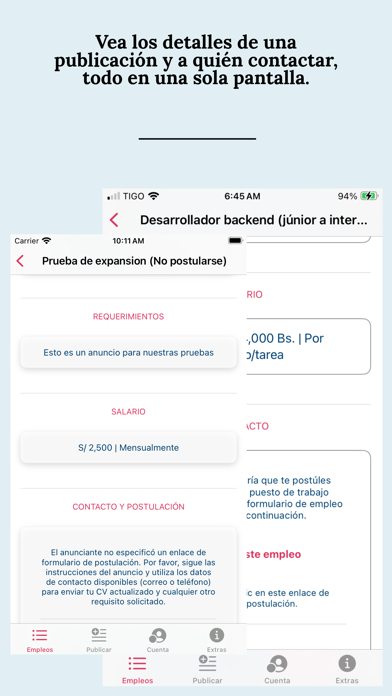 TrabajAhora! Jobs in LATAM iPhone screenshot 6 - Business app