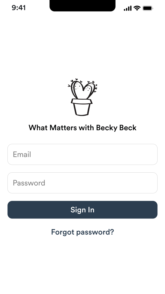 #1. What Matters (iOS) 由: Rebecca Beck