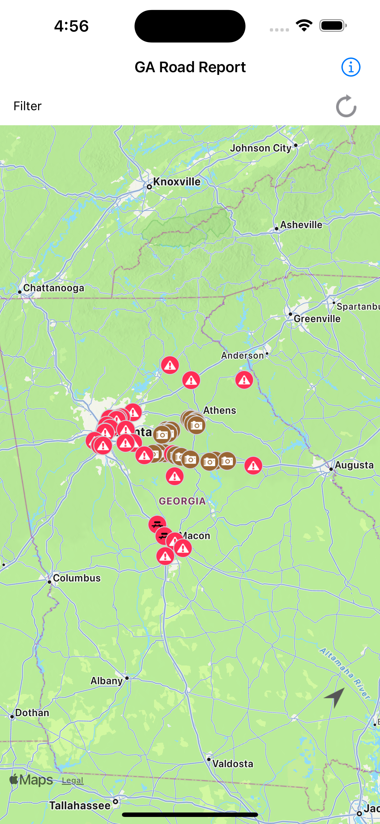 Georgia Road Report