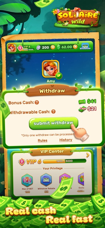 Solitaire Wild:Win Real Cash screenshot 7