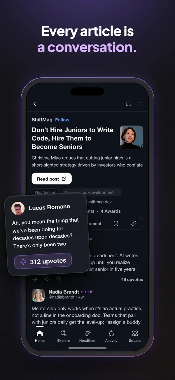 Screenshot #2 pour daily.dev