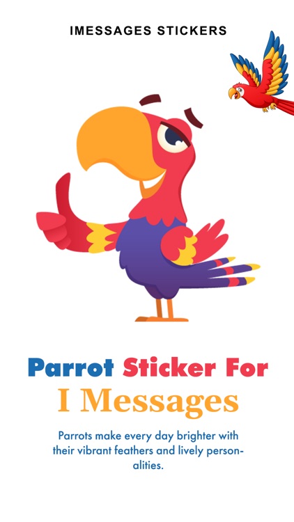 Parrot Stickers For iMessage
