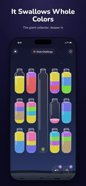 Cosmo Color Sort: Water Puzzle screenshot 2