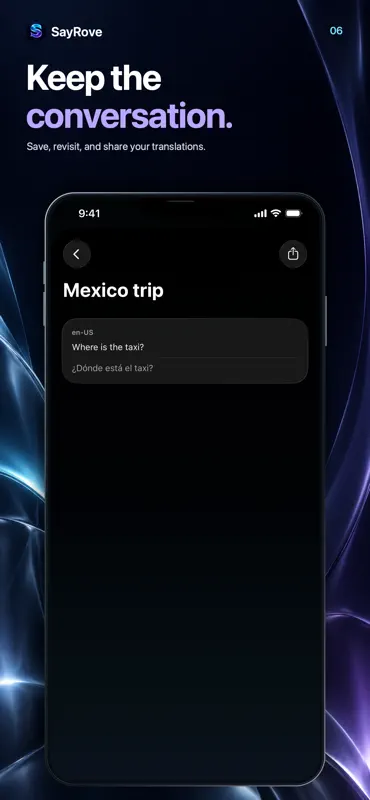 SayRove: Voice Translator screenshot 1 of 6