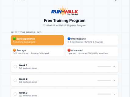 Run-Walk Philippines screenshot 12