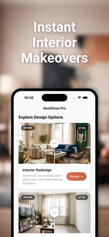 NestMuse: AI Home Interior screenshot