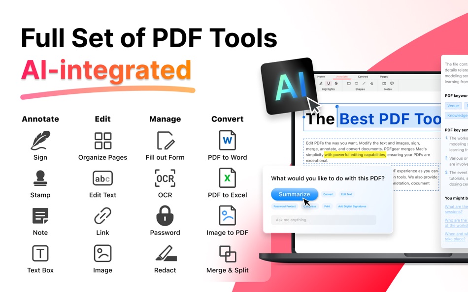 #2. PDFgear: PDF Editor & Reader (macOS) 由: PDF GEAR TECH PTE. LTD.