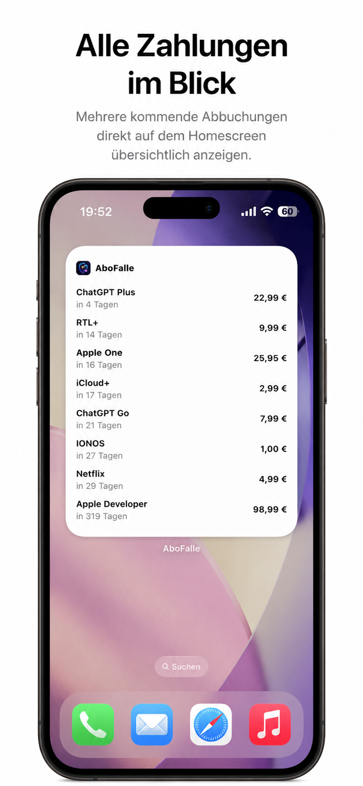AboFalle – Abos verwalten screenshot 7
