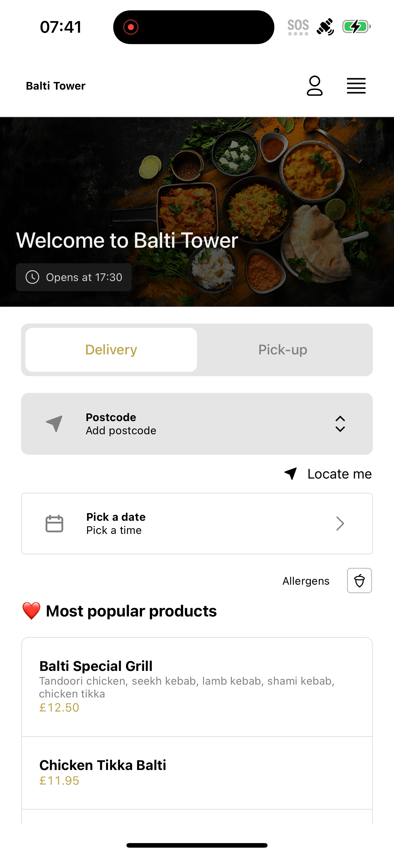Balti Tower Burton screenshot 5