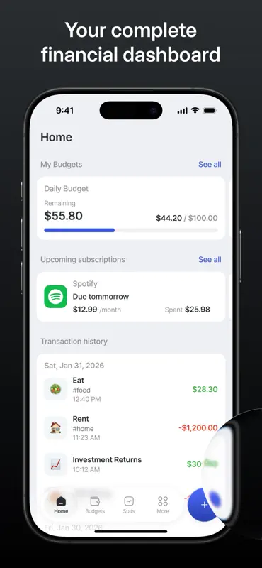 Daily Spending Planner screenshot 1 of 8