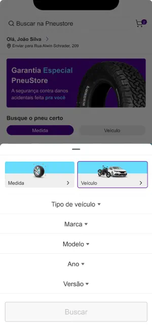 PNEUSTORE: Compre Pneus Online iPhone screenshot 5