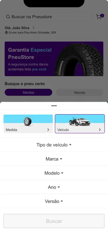 PNEUSTORE: Compre Pneus Online screenshot 5 of 10