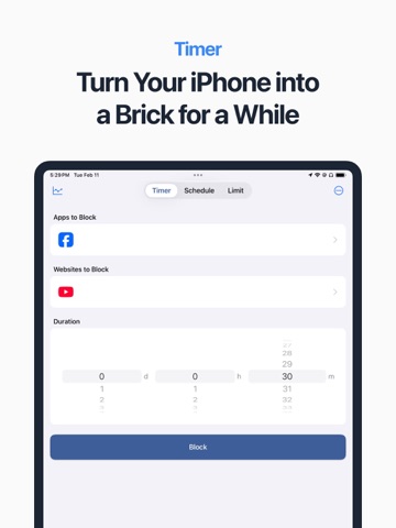 App/Website Blocker: LockChest iPad screenshot