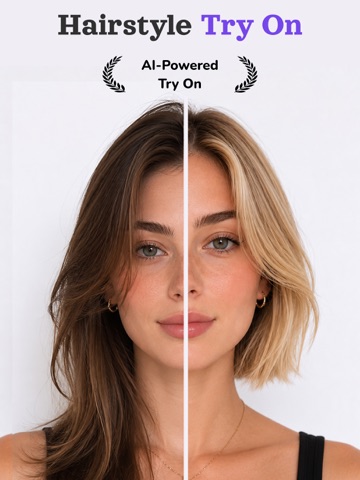 Hairstyle Try On - AI Haircut iPad screenshot