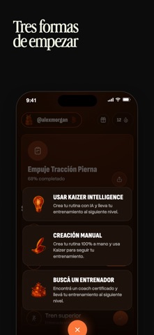 Kaizer: Entrenador Personal screenshot