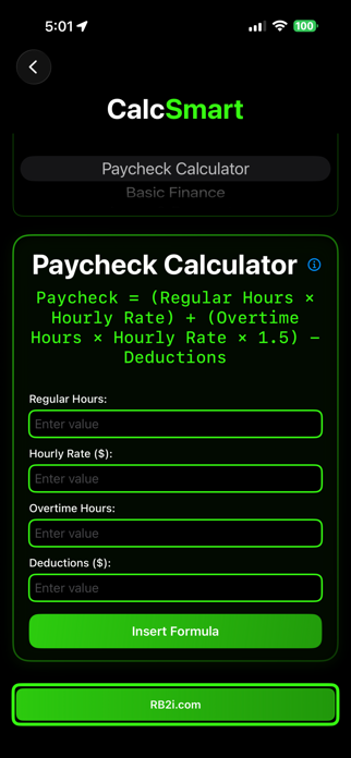 CalcSmart Screenshot 2 of 7