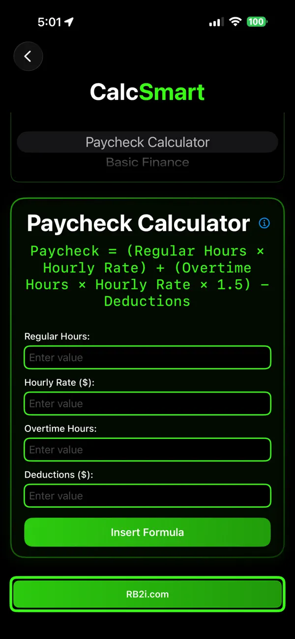 #2. CalcSmart (iOS) โดย: Malachi Brown