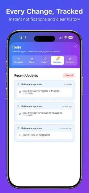 Blended: Co-Parent Calendar screenshot 3