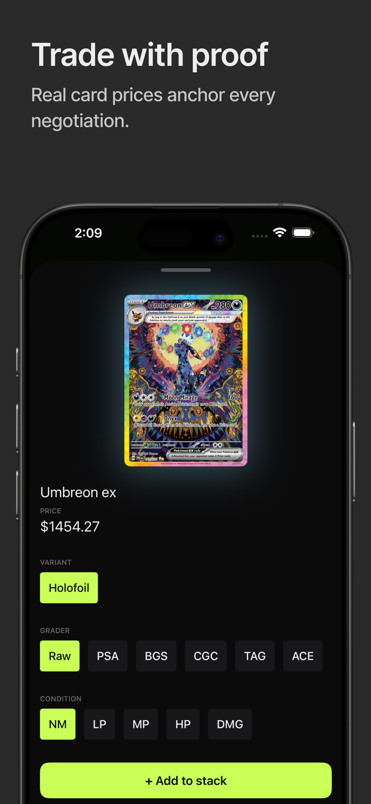 TradeStack: TCG Calculator